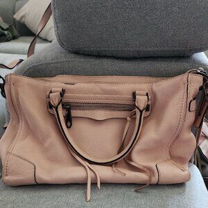 **SOLD** Rebecca Minkoff Regan Pink Leather Crossbody Satchel Bag